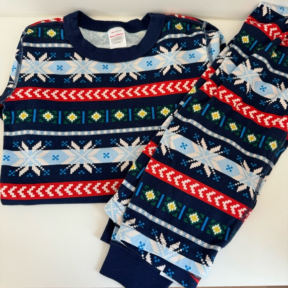 Hanna Andersson Other - Hanna Andersson kids holiday long John pajama set | size 14